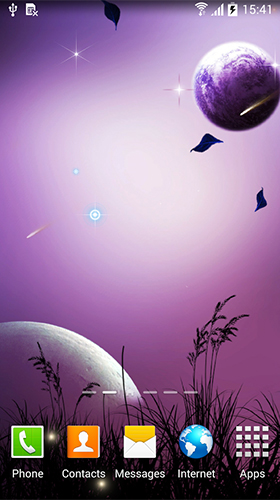 Fondos de pantalla animados a Night sky by BlackBird Wallpapers para Android. Descarga gratuita fondos de pantalla animados Cielo nocturno.