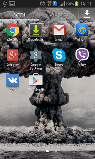 Fondos de pantalla animados a Nuclear explosion para Android. Descarga gratuita fondos de pantalla animados Explosión nuclear.