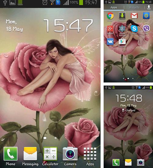 Kostenloses Android-Live Wallpaper Nymphe. Vollversion der Android-apk-App Nymph für Tablets und Telefone.