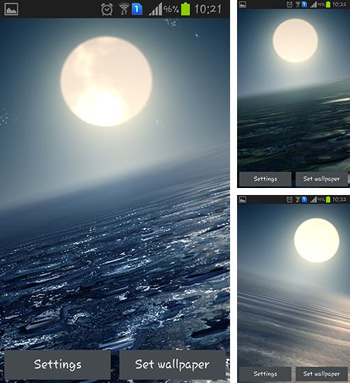 Download live wallpaper Ocean at night for Android. Get full version of Android apk livewallpaper Ocean at night for tablet and phone.