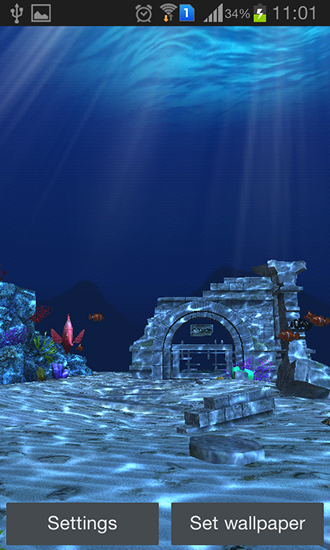 Screenshots of the Ocean by Linpus technologies for Android tablet, phone.