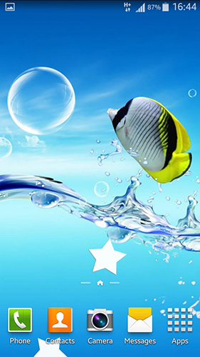 Capturas de pantalla de Ocean by Maxi Live Wallpapers para tabletas y teléfonos Android.