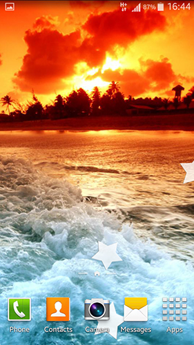 Ocean by Maxi Live Wallpapers - скріншот живих шпалер для Android.