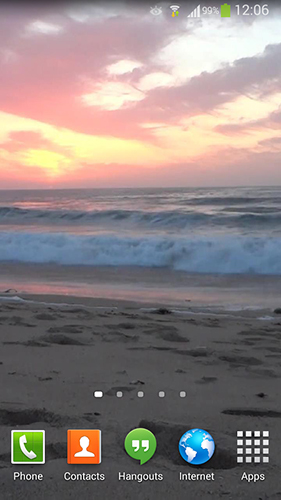 Ocean waves - бесплатно скачать живые обои на Андроид телефон или планшет.