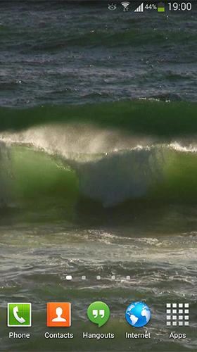 Ocean waves by Andu Dun - безкоштовно скачати живі шпалери на Андроїд телефон або планшет.