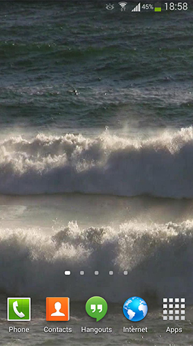 Ocean waves by Andu Dun für Android spielen. Live Wallpaper Ozeanwellen kostenloser Download.