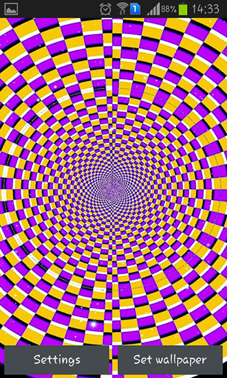 Screenshots of the Optical illusions for Android tablet, phone.