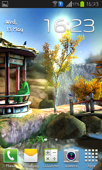 Télécharger le fond d'écran animé gratuit Jardin oriental 3D. Obtenir la version complète app apk Android Oriental garden 3D pour tablette et téléphone.