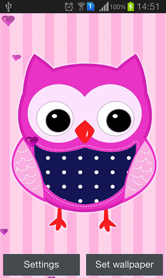 Owl - безкоштовно скачати живі шпалери на Андроїд телефон або планшет.
