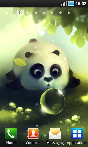 Descargar Panda dumpling para Android gratis. El fondo de pantalla animados  Panda chiquito en Android.