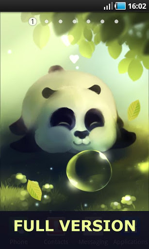 Descarga gratuita fondos de pantalla animados Panda chiquito para Android. Consigue la versión completa de la aplicación apk de Panda dumpling para tabletas y teléfonos Android.