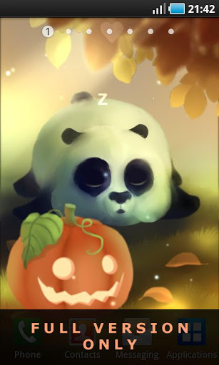 Screenshots of the Panda dumpling for Android tablet, phone.