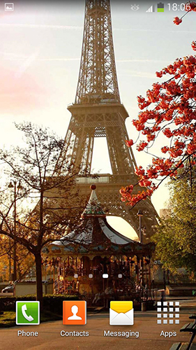 Скріншот Paris by Cute Live Wallpapers And Backgrounds. Скачати живі шпалери на Андроїд планшети і телефони.