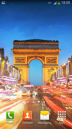 Геймплей Paris by Cute Live Wallpapers And Backgrounds для Android телефона.