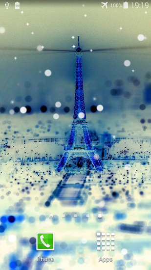 Screenshots of the Paris night for Android tablet, phone.