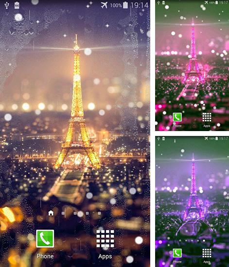 In addition to live wallpaper City skyline for Android phones and tablets, you can also download Paris night for free.