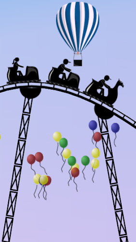 Screenshots do Parque de diversões para tablet e celular Android.