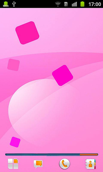 Screenshots of the Pink for Android tablet, phone.