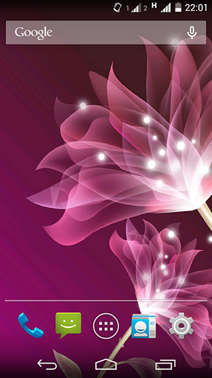 Pink lotus - безкоштовно скачати живі шпалери на Андроїд телефон або планшет.
