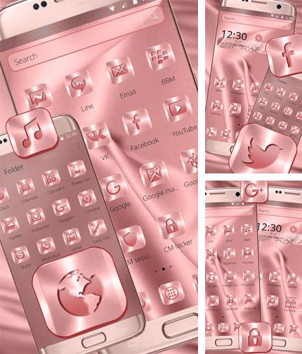 Pink silk - бесплатно скачать живые обои на Андроид телефон или планшет.