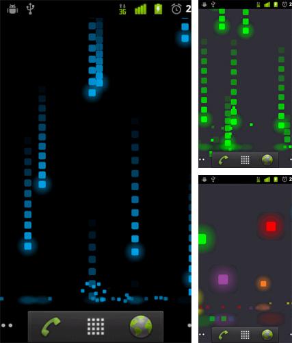 Descarga gratuita fondos de pantalla animados Lluvia de píxel  para Android. Consigue la versión completa de la aplicación apk de Pixel rain para tabletas y teléfonos Android.