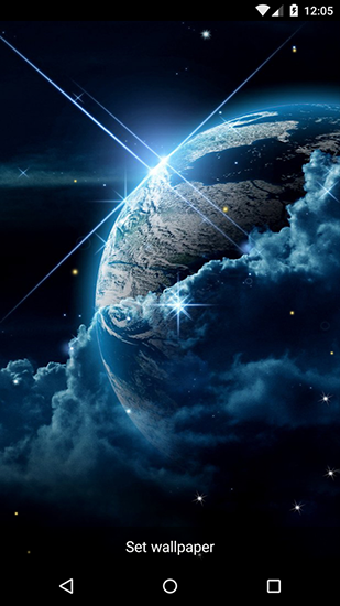 Kostenloses Android-Live Wallpaper Planet. Vollversion der Android-apk-App Planet für Tablets und Telefone.