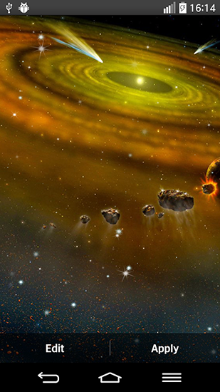 Planets für Android spielen. Live Wallpaper Planeten kostenloser Download.