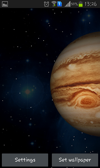 Fondos de pantalla animados a Planets 3D para Android. Descarga gratuita fondos de pantalla animados Planetas 3D.
