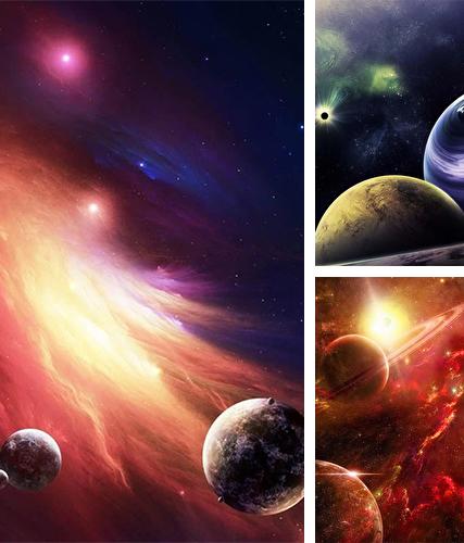 Kostenloses Android-Live Wallpaper Planeten. Vollversion der Android-apk-App Planets by Pro Live Wallpapers für Tablets und Telefone.
