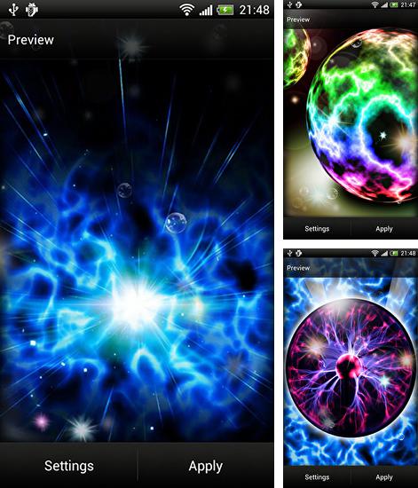 Zusätzlich zum Live Wallpaper Magie der Farben für Android Mobiltelefone und Tablets, können Sie auch Plasma, Plasma kostenlos herunterladen.
