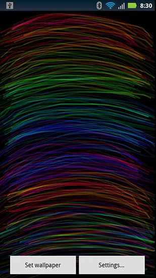 Plasma trails für Android spielen. Live Wallpaper Plasma Spuren kostenloser Download.