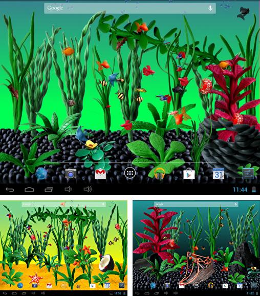 Plasticine aquarium - бесплатно скачать живые обои на Андроид телефон или планшет.