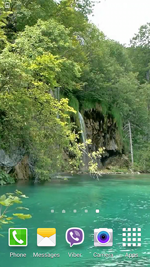 Plitvice waterfalls - бесплатно скачать живые обои на Андроид телефон или планшет.