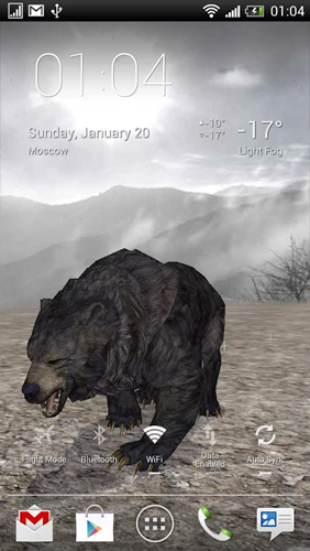 Скриншот Pocket Bear. Скачать живые обои на Андроид планшеты и телефоны.