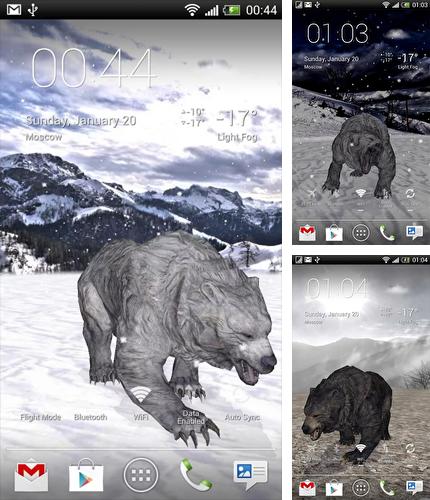 Kostenloses Android-Live Wallpaper Taschenbär. Vollversion der Android-apk-App Pocket Bear für Tablets und Telefone.