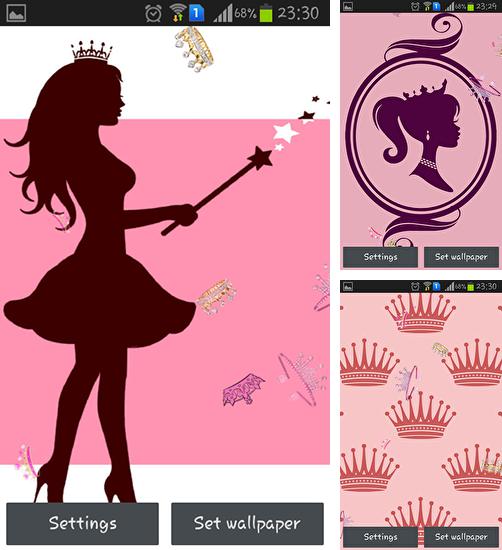 Zusätzlich zum Live Wallpaper Partikelfluss für Android Mobiltelefone und Tablets, können Sie auch Princess, Prinzessin kostenlos herunterladen.