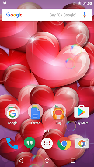 Purple and pink love - бесплатно скачать живые обои на Андроид телефон или планшет.