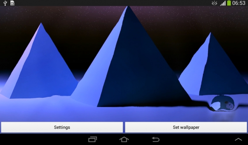 Papeis de parede animados Pirâmides para Android. Papeis de parede animados Pyramids para download gratuito.
