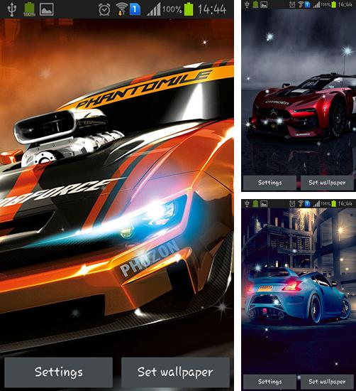 In addition to live wallpaper Smiles for Android phones and tablets, you can also download Racing cars for free.