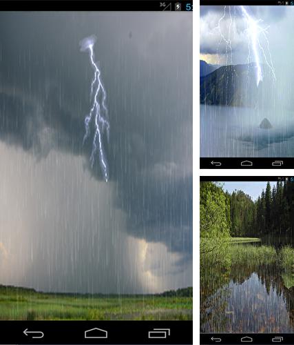 Descarga gratuita fondos de pantalla animados Lluvia  para Android. Consigue la versión completa de la aplicación apk de Rain by mathias stavrou para tabletas y teléfonos Android.