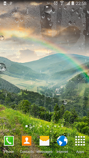 Rainbow by Blackbird wallpapers für Android spielen. Live Wallpaper Regenbogen kostenloser Download.