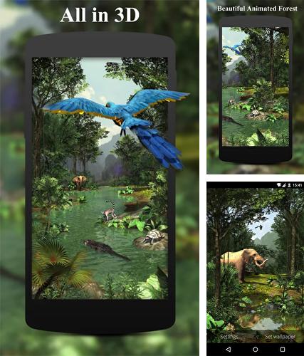 Rainforest 3D - бесплатно скачать живые обои на Андроид телефон или планшет.