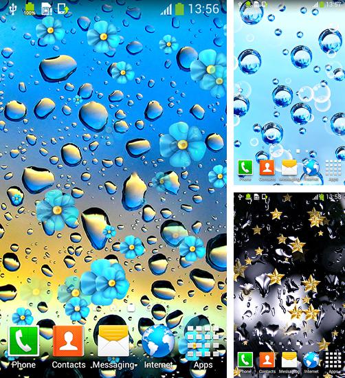 Дополнительно к живым обоям на Андроид телефоны и планшеты Плазма, вы можете также бесплатно скачать заставку Rainy day by Live wallpapers free.