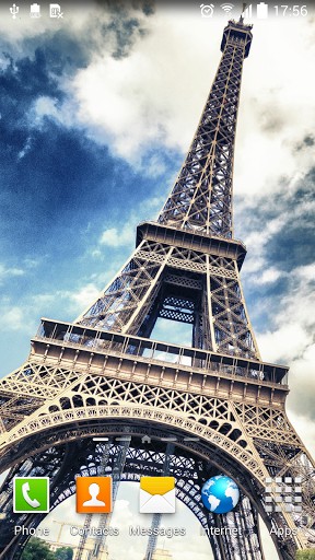 Rainy Paris - безкоштовно скачати живі шпалери на Андроїд телефон або планшет.