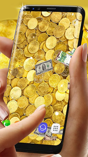 Real money - скріншот живих шпалер для Android.