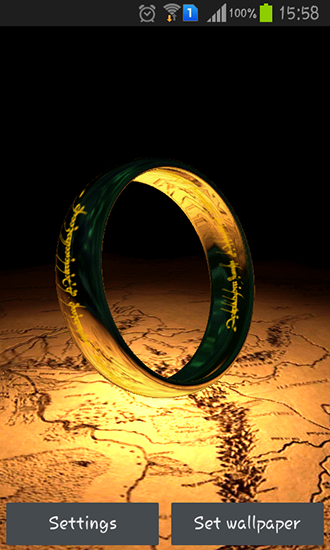 Скриншот Ring of power 3D. Скачать живые обои на Андроид планшеты и телефоны.