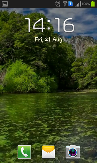 Screenshots of the River for Android tablet, phone.