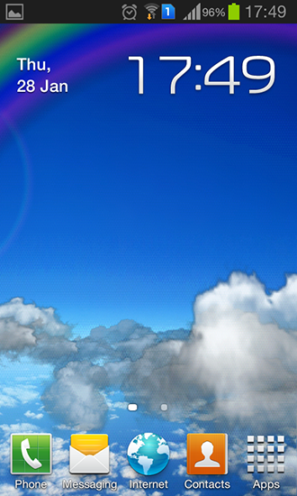 Rolling clouds für Android spielen. Live Wallpaper Rollende Wolken kostenloser Download.