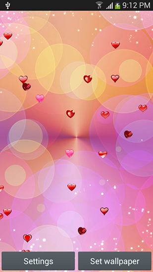 Capturas de pantalla de Romantic by Top live wallpapers hq para tabletas y teléfonos Android.