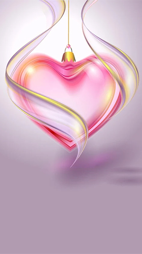 Screenshots of the Romantic hearts for Android tablet, phone.